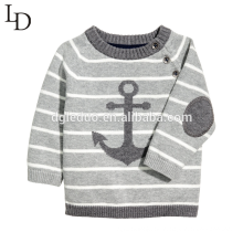 Children cotton stripe Jumper pullover knitted Baby cotton sweater